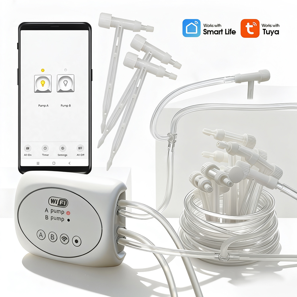 Timer Dual Outlet - واي فاي الموقت المزدوج منافذ مضخة