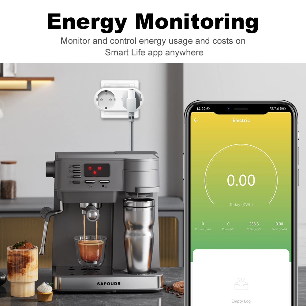 مقبس ذكي واي فاي مزدوج المنفذ  - مراجعة Timer Dual Outlet وسعره
