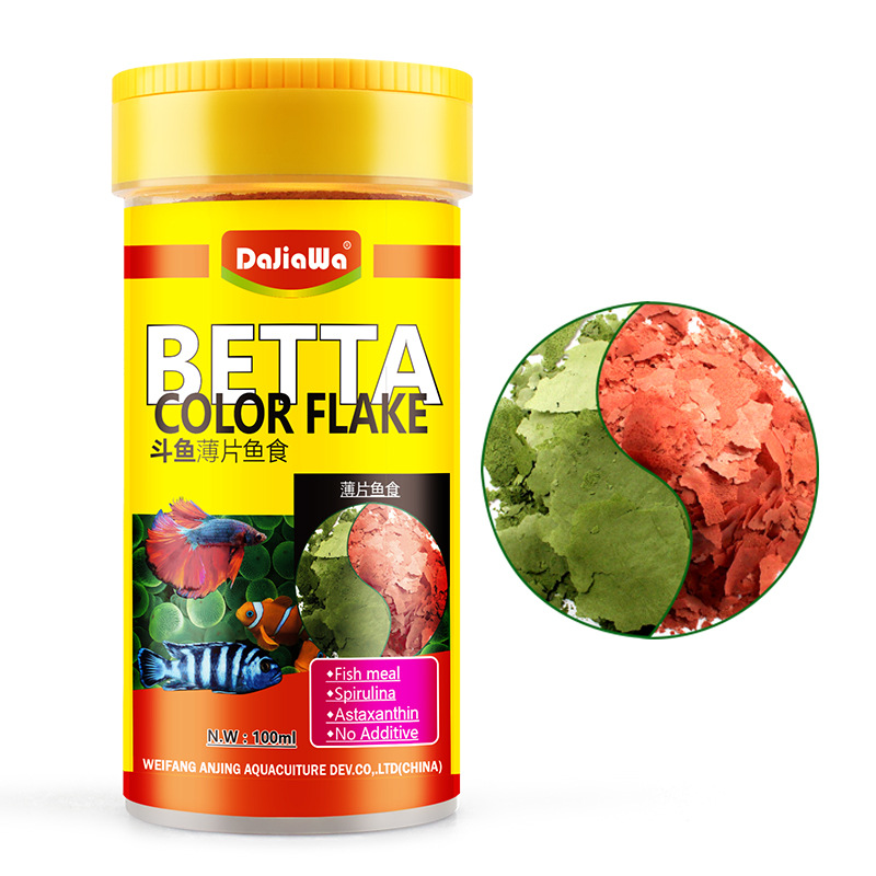DaJiaWa Spirulina Flake Fish F - مراجعة Tetra Food Betta Flakes وسعره